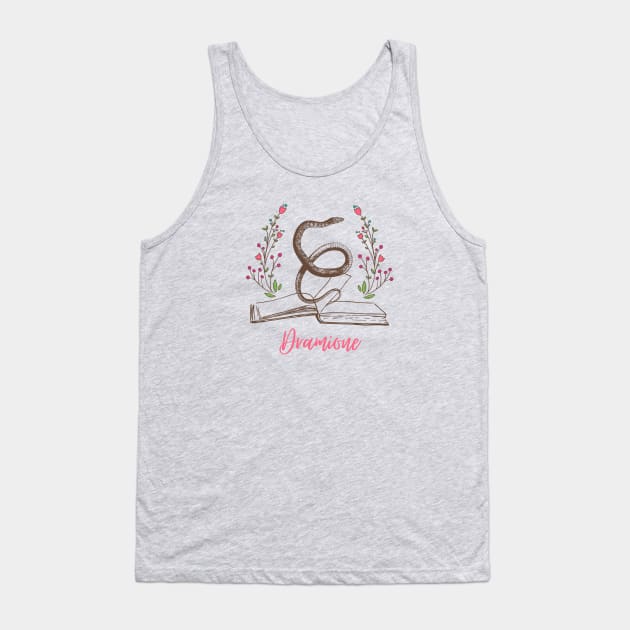 Dramione, snake, flowers and books Tank Top by fangirl-moment